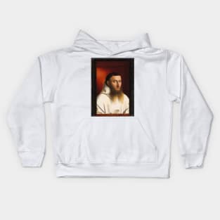 Portrait of a Carthusian - Petrus Christus Kids Hoodie